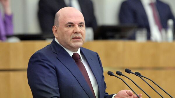 Премьер-министр Михаил Мишустин выступил с отчетом в Госдуме  - Sputnik Таджикистан