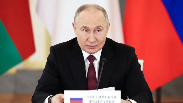 Президент России Владимир Путин принял участие в юбилейном саммите ЕАЭС в Москве - Sputnik Тоҷикистон