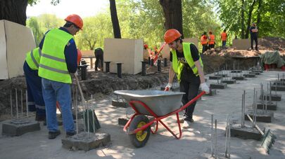 Работы по благоустройству Москвы