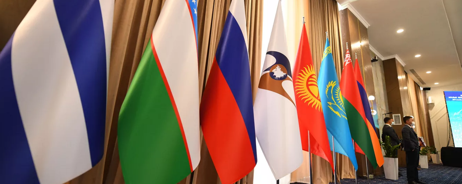 Флаги стран-участниц ЕАЭС  - Sputnik Таджикистан, 1920, 28.05.2024