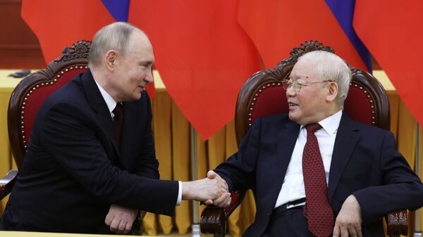 Государственный визит президента Владимира Путина во Вьетнам - Sputnik Таджикистан