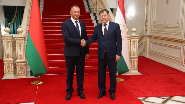 Встреча Министров внутренних дел Таджикистана и Беларуси  - Sputnik Тоҷикистон