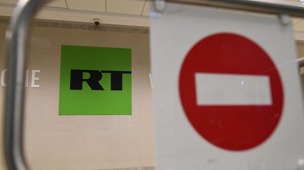 Офис телеканала RT в Москве - Sputnik Тоҷикистон