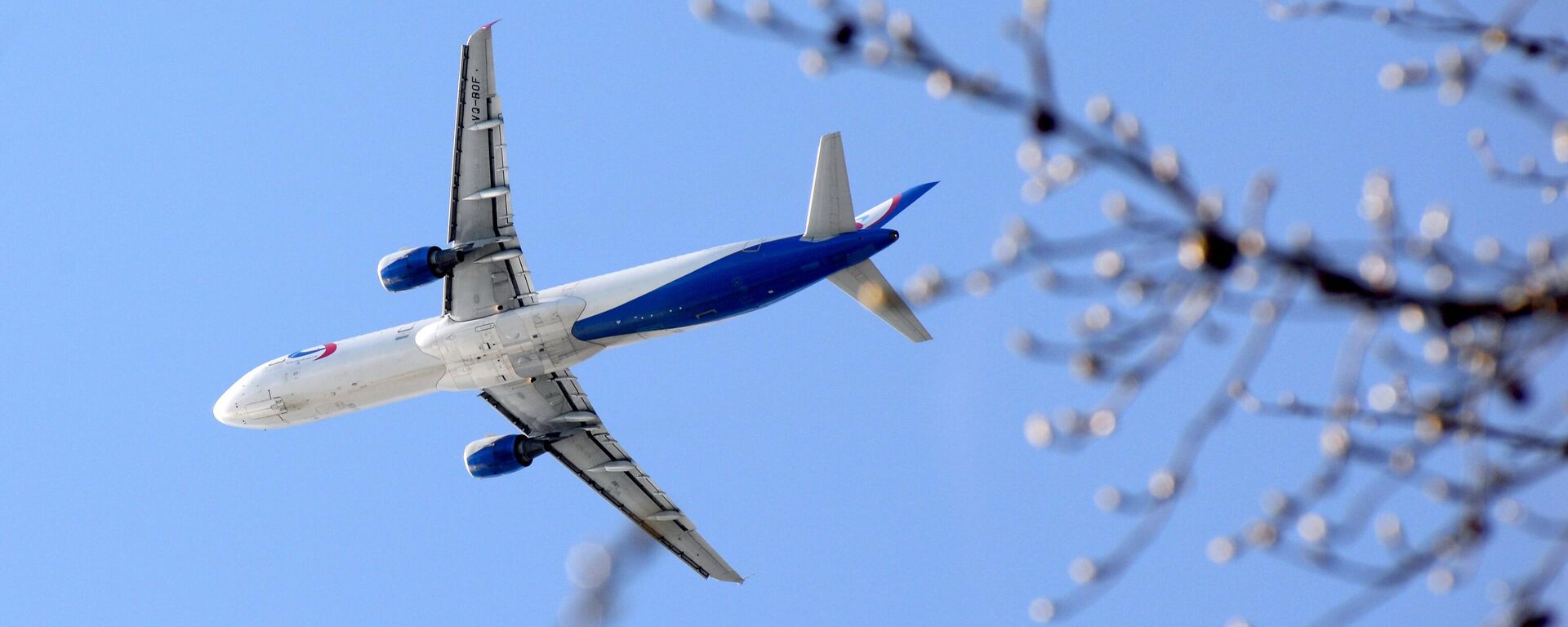 Самолёт Airbus A321 авиакомпании Уральские авиалинии - Sputnik Таджикистан, 1920, 30.12.2024