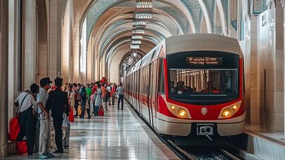 Визуализация проекта метро в Душанбе. Сгенерировано ИИ