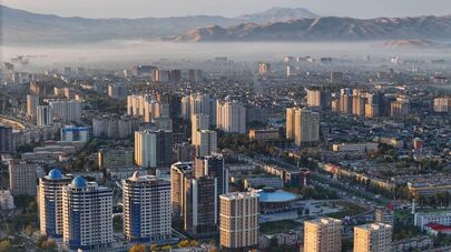 Вид Душанбе