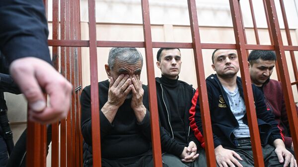 Рассмотрение вопроса о продлении ареста обвиняемым в теракте в  Крокус Сити Холл - Sputnik Тоҷикистон