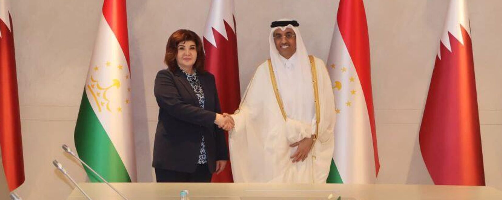 Рабочая поездка в Катар министра труда, миграции и занятости Гульноры Хасанзода Кенджи - Sputnik Тоҷикистон, 1920, 28.11.2024