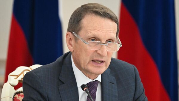 Директор Службы внешней разведки РФ Сергей Нарышкин - Sputnik Таджикистан