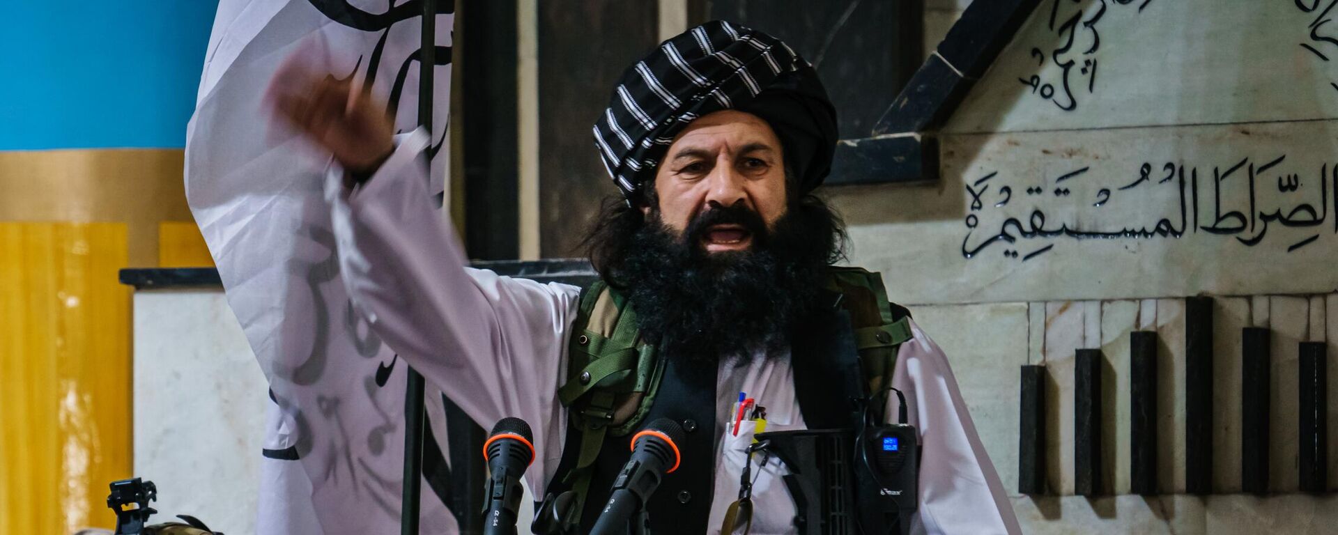 Халиль аль-Рахман Хаккани. Архивное фото - Sputnik Тоҷикистон, 1920, 12.12.2024