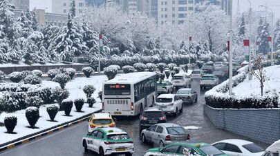 Зима в Душанбе