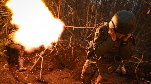 Работа батальонной тактической группы Каштана спецназа Ахмат в Курской области  - Sputnik Тоҷикистон