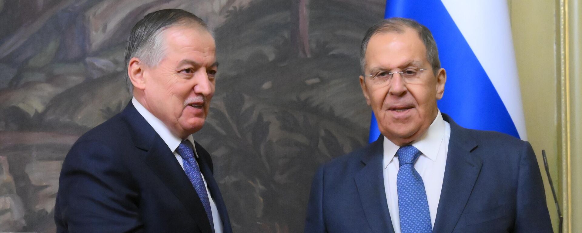 Встреча глав МИД РФ и Таджикистана С. Лаврова и С. Мухриддина  - Sputnik Тоҷикистон, 1920, 07.02.2026