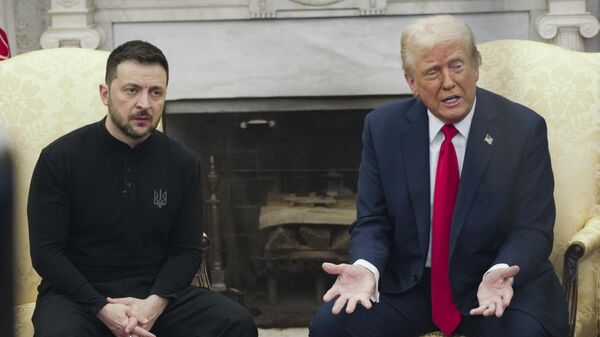 Встреча Дональда Трампа и Владимира Зеленского в Белом доме - Sputnik Таджикистан