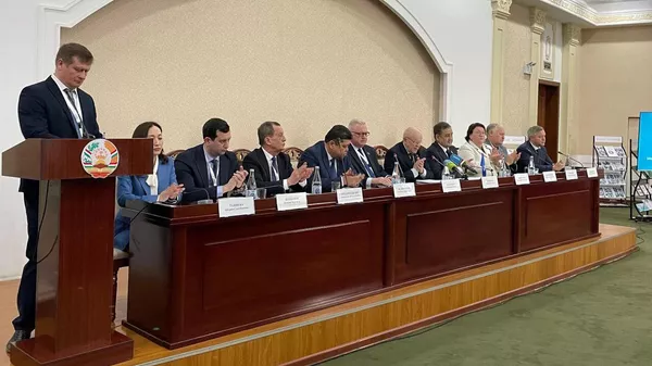 Пресс-конференция, посвященная итогам мониторинга подготовки и проведения выборов в парламент Таджикистана  - Sputnik Тоҷикистон