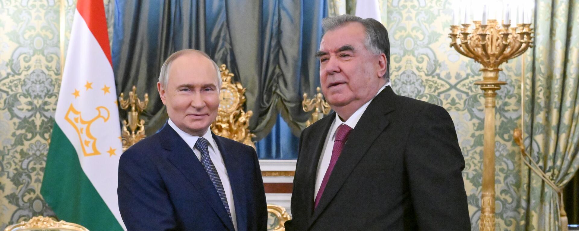 Встреча президента Владимира Путина с президентом Таджикистана Эмомали Рахмоном - Sputnik Таджикистан, 1920, 17.03.2025