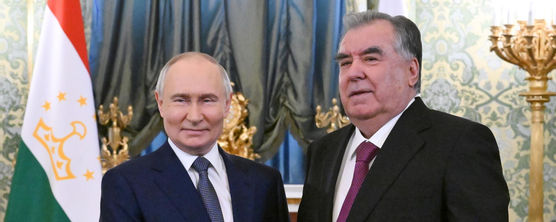 Встреча президента Владимира Путина с президентом Таджикистана Эмомали Рахмоном - Sputnik Таджикистан, 1920, 19.03.2025