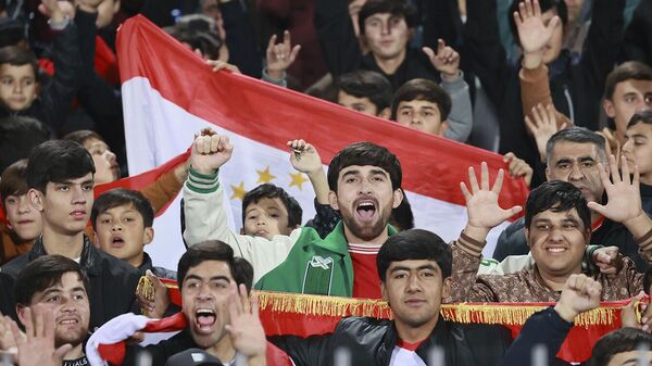 Болельщики сборной Таджикистана по футболу  - Sputnik Таджикистан