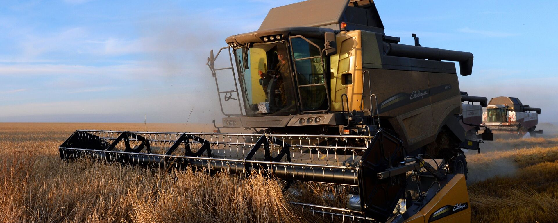 Уборка урожая зерновых  - Sputnik Тоҷикистон, 1920, 09.12.2025