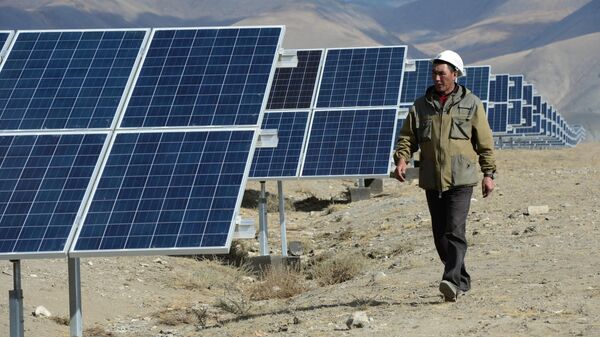 Солнечная электростанция  - Sputnik Тоҷикистон
