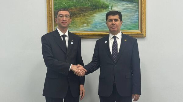 Встреча Министра экономического развития и торговли Республики Таджикистан с Министром экономики и финансов Туркменистана - Sputnik Тоҷикистон