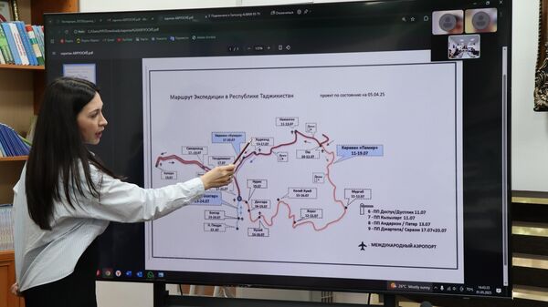 Баргузории экспедитсияи “Саёҳат ба қалби Авруосиё-2025” дар Тоҷикистон - Sputnik Тоҷикистон
