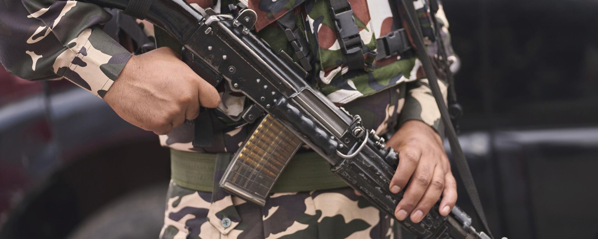 Военный патруль. Иллюстративное фото. - Sputnik Таджикистан, 1920, 02.10.2025