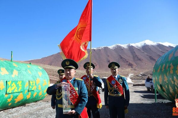 Международная военно-патриотическая акция Эстафета Победы в Таджикистане - Sputnik Тоҷикистон