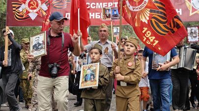 Бессмертный полк в Душанбе