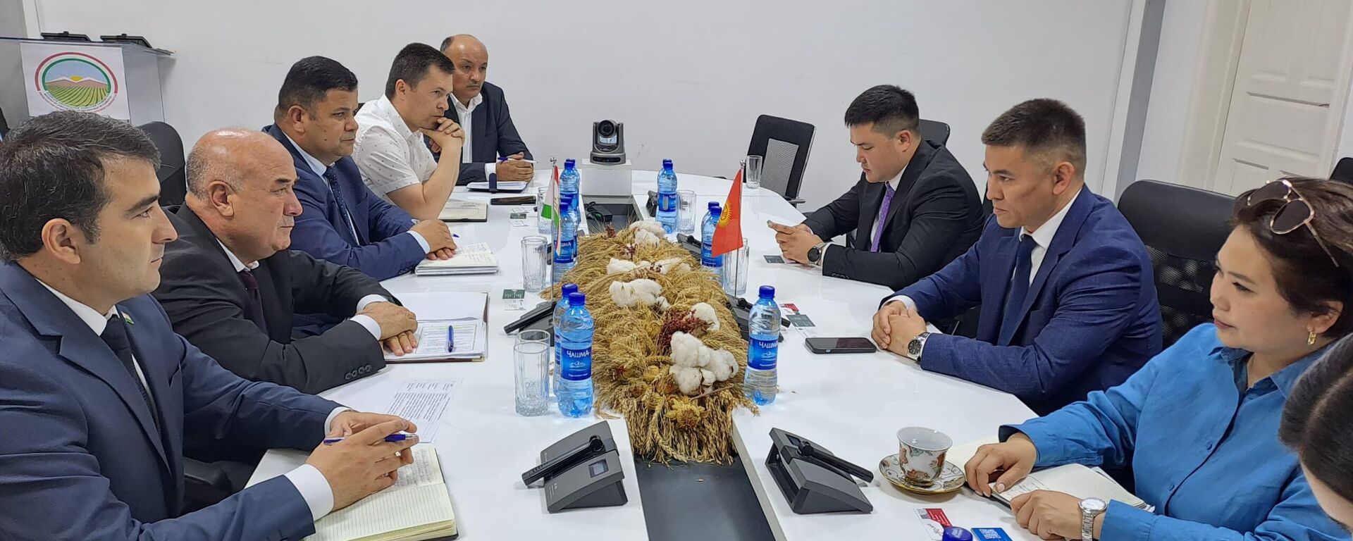 Мулоқоти намояндагони Тоҷикистону Қирғизистон дар Вазорати кишоварзии ҶТ - Sputnik Тоҷикистон, 1920, 24.05.2025