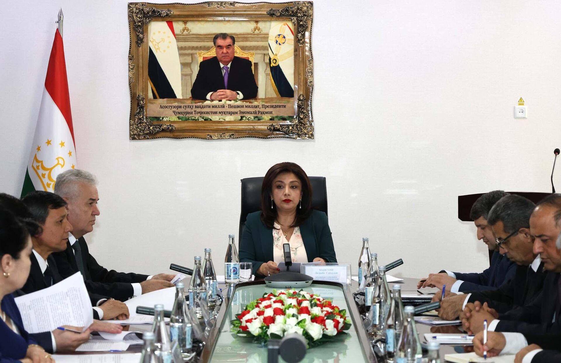 Рабочее совещание под председательством Заместителя Премьер-министра Республики Таджикистан Дилрабо Мансури - Sputnik Тоҷикистон, 1920, 26.05.2025
