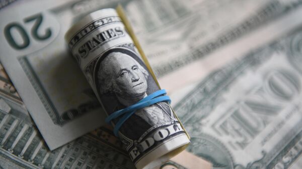Долларовые купюры - Sputnik Тоҷикистон