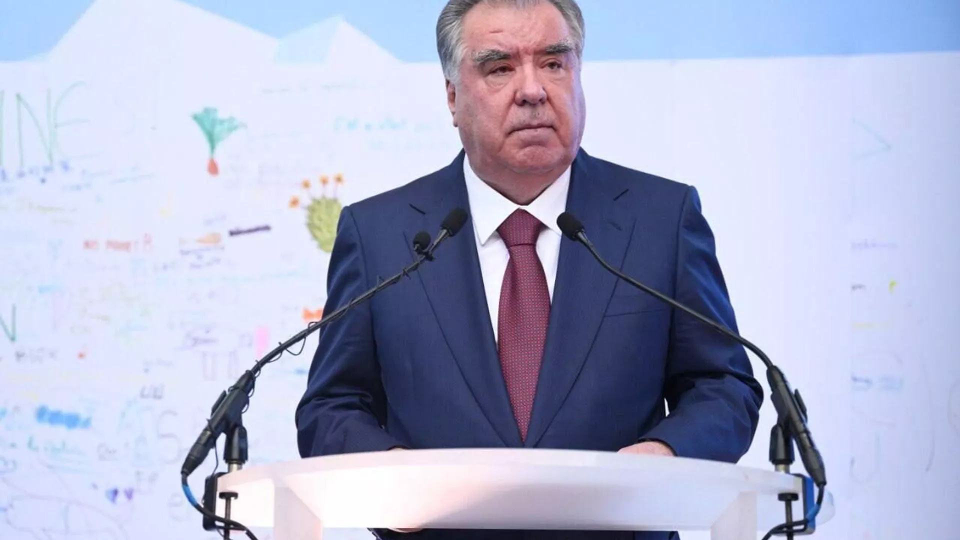 Эмомалӣ Раҳмон дар як чорабинӣ бахшида ба оғози Даҳсолаи байналмилалии амал оид ба илмҳои криосфера суханронӣ кард