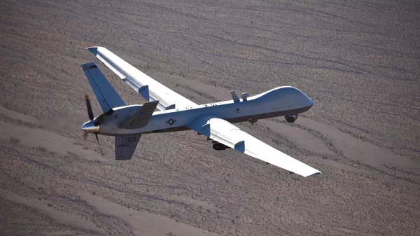 Модульный разведывательно-ударный БПЛА США MQ-9 Reaper. Иллюстративное фото - Sputnik Тоҷикистон