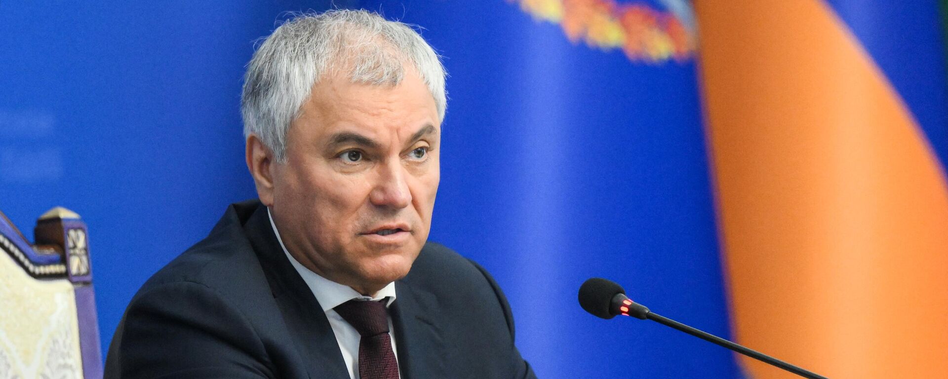 Председатель Государственной Думы РФ Вячеслав Володин  - Sputnik Таджикистан, 1920, 24.06.2025