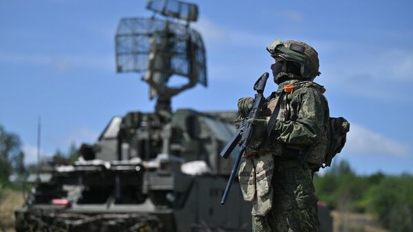 Группа воздушного прикрытия группировки войск Центр на Красноармейском направлении СВО - Sputnik Тоҷикистон