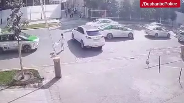 Пулиси Душанбе як зани ронандаро барои пахши пиёдагард дастгир кард - Sputnik Тоҷикистон