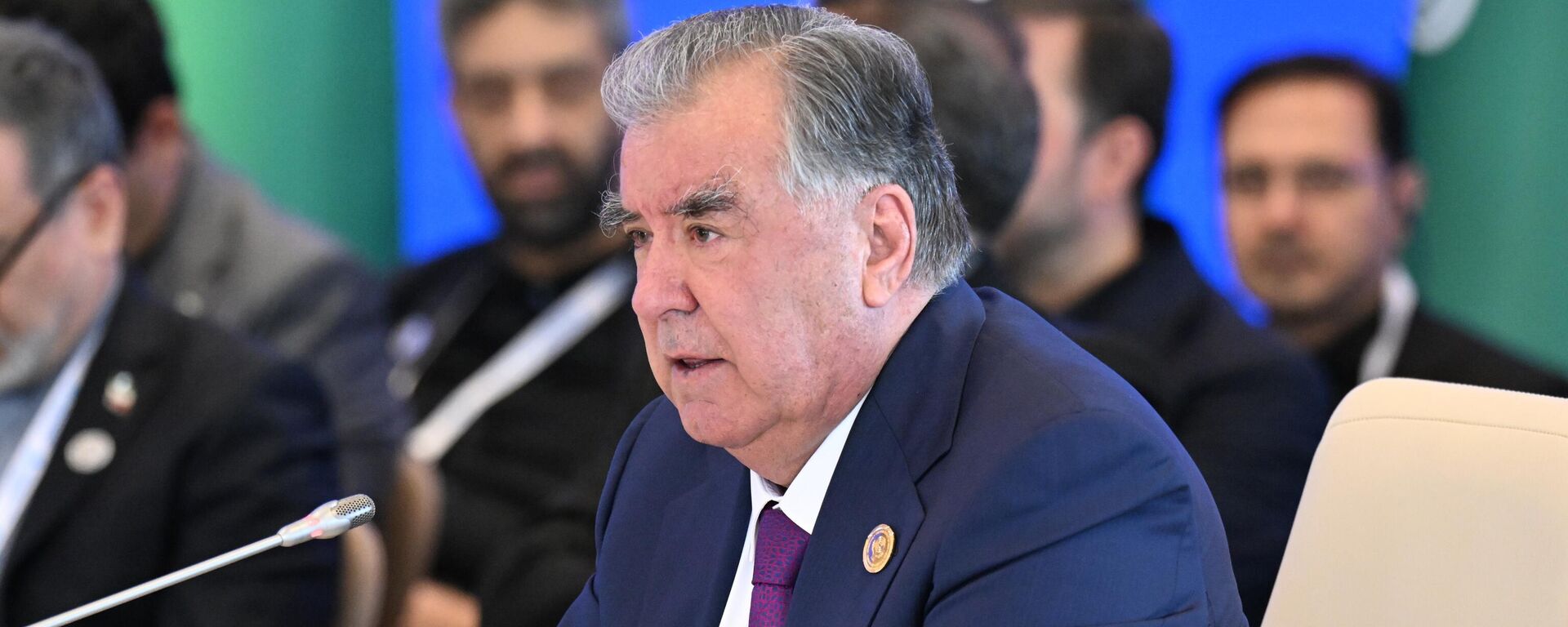 Президент Таджикистана Эмомали Рахмон на саммите ОЭС - Sputnik Тоҷикистон, 1920, 05.07.2025