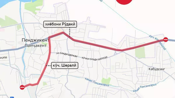 Рӯзи 12-уми июл ҳаракат дар роҳҳои мошингарди шаҳри Панҷакент масдуд мешавад - Sputnik Тоҷикистон