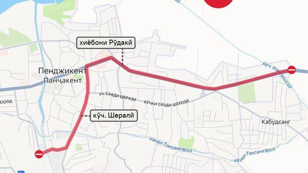 Рӯзи 12-уми июл ҳаракат дар роҳҳои мошингарди шаҳри Панҷакент масдуд мешавад - Sputnik Тоҷикистон