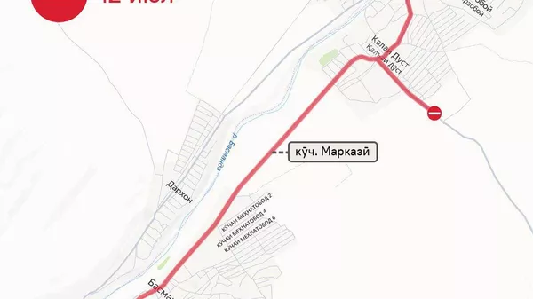 Дар роҳҳои мошингарди ноҳияи Деваштич 12 июл маҳдудият ҷорӣ мешавад - Sputnik Тоҷикистон