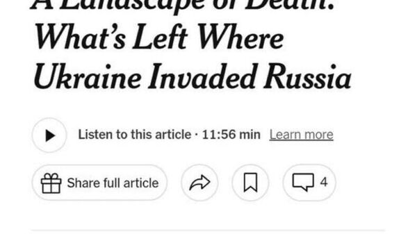 На Украине негодуют: New York Times открыто говорит о бесчинствах Киева во время вторжения в Курское приграничье - Sputnik Таджикистан