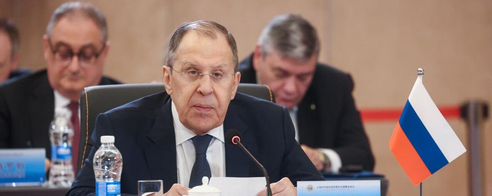  Министр иностранных дел России С.В.Лавров принял участие в заседании Совета министров иностранных дел государств-членов Шанхайской организации сотрудничества - Sputnik Тоҷикистон, 1920, 16.07.2025