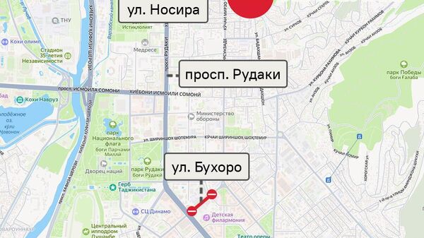 В Душанбе на несколько дней перекроют часть улиц - Sputnik Таджикистан
