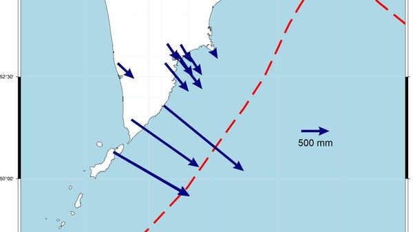 Қисми ҷанубии Камчатка баъди заминҷунбиҳои охир 2 метр ҳаракат кардааст - Sputnik Тоҷикистон