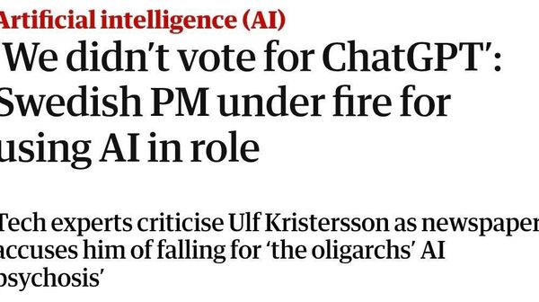 Мы не голосовали за ChatGPT: шведы возмущены тем, что премьер страны использует ИИ в работе - Sputnik Таджикистан