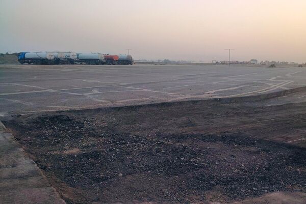 Корҳои сохтмонӣ дар фурудгоҳи Душанбе - Sputnik Тоҷикистон