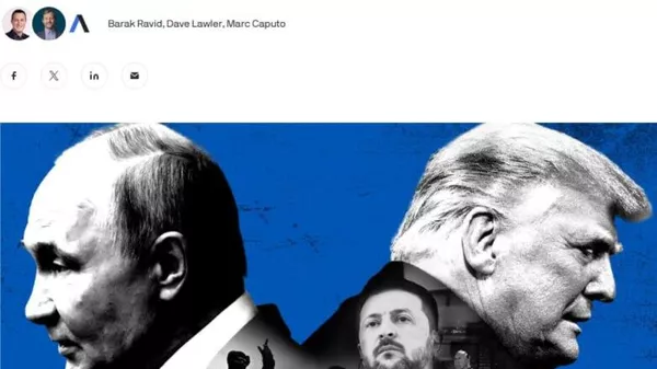 Музокироти Путин ва Трамп Зеленскийро ба гушаи дипломатӣ мегузорад, менависад Axios - Sputnik Тоҷикистон