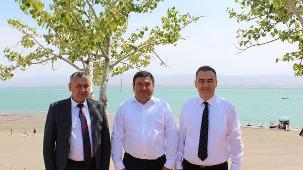 Министры энергетики Таджикистана и Узбекистана посетили берег водохранилища Бахри Точик, сообщили в Минэнерго - Sputnik Таджикистан