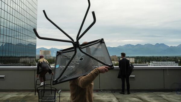 Подготовка пресс-центра в Анкоридже - Sputnik Тоҷикистон